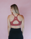 Racerback Nursing Bra - Everyday Bra Rouge