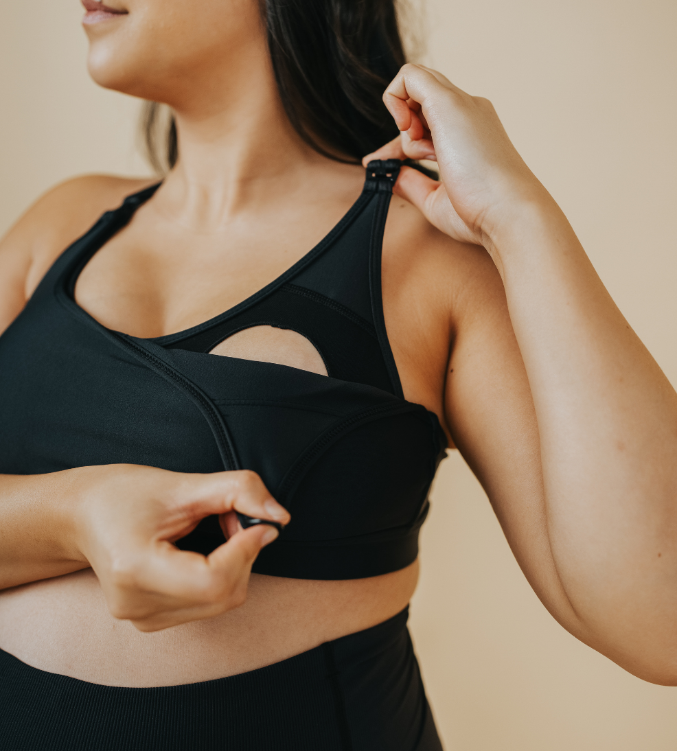Sports bra for breastfeeding moms hotsell