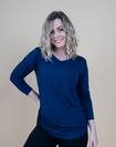 Non BF - Women's Long Sleeve T-shirt - Cruise Top Tui Blue