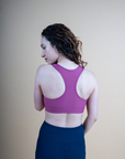 ** CLEARANCE ** Breastfeeding Sports Bra - Zahara Crop Rose