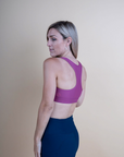 ** CLEARANCE ** Breastfeeding Sports Bra - Zahara Crop Rose