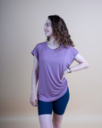 ** CLEARANCE ** Breastfeeding Top - Luxe Tee Vintage Rose