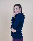 ** CLEARANCE ** Breastfeeding Hoodie - Casual Hoodie Navy