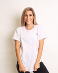 ** CLEARANCE ** Breastfeeding T-Shirt - Charlotte Tee Ivory