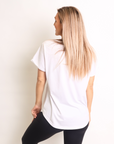 ** CLEARANCE ** Breastfeeding T-Shirt - Charlotte Tee Ivory