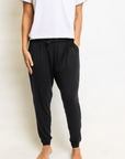 ** CLEARANCE ** Maternity Lifestyle Pants - Bamboo Joggers Black