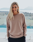 ** CLEARANCE ** Non BF - Women's Sweatshirt | Jackson Crew Camel