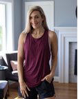 ** CLEARANCE ** Breastfeeding Tank - Twist Back Fig