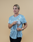 ** CLEARANCE ** Breastfeeding T-Shirt - Charlotte Tee Tie-Dye Ocean