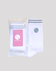 Crew Socks - White Grey