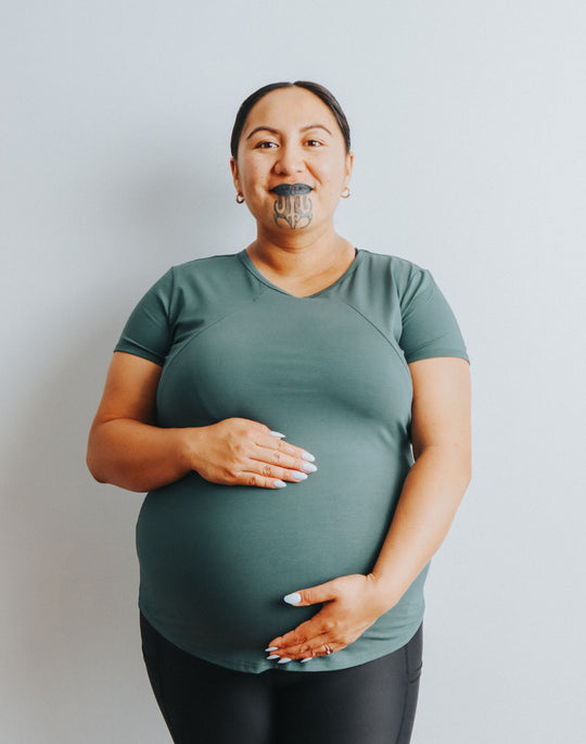 Breastfeeding T-Shirt - Scoop Tee Juniper